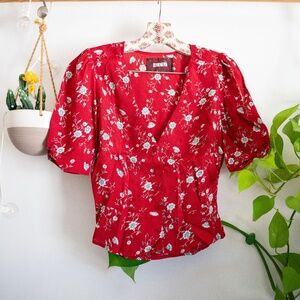 Reformation Floral Top
